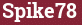 Brick with text Spike78