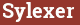 Brick with text Sylexer