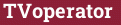 Brick with text TVoperator