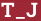 Brick with text T_J