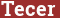 Brick with text Tecer