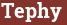 Brick with text Tephy
