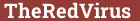 Brick with text TheRedVirus