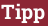 Кирпич с текстом Tipp