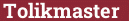 Brick with text Tolikmaster