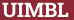 Brick with text UIMBL