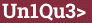 Brick with text Un1Qu3>