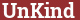 Кирпич с текстом UnKind