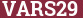 Brick with text VARS29