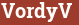 Brick with text VordyV