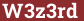 Brick with text W3z3rd