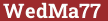 Кирпич с текстом WedMa77