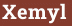Brick with text Xemyl
