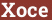 Brick with text Xoce