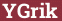 Brick with text YGrik
