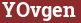 Brick with text YOvgen