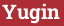 Brick with text Yugin