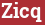 Brick with text Zicq