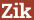 Brick with text Zik