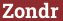 Brick with text Zondr