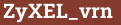 Brick with text ZyXEL_vrn
