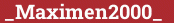 Brick with text _Maximen2000_