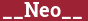 Brick with text __Neo__