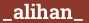 Brick with text _alihan_