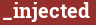 Brick with text _injected