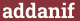 Brick with text addanif