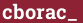 Brick with text cborac_