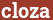 Brick with text cloza