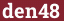 Brick with text den48