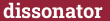 Brick with text dissonator