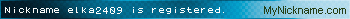 Nickname elka2409 is registered