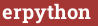 Brick with text erpython