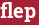 Brick with text flep