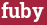 Brick with text fuby