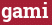 Brick with text gami