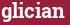 Brick with text glician