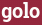 Brick with text golo