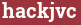 Brick with text hackjvc