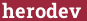 Brick with text herodev