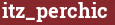 Brick with text itz_perchic