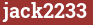 Brick with text jack2233