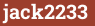 Brick with text jack2233