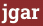 Brick with text jgar