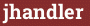 Brick with text jhandler