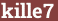 Brick with text kille7