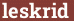 Кирпич с текстом leskrid